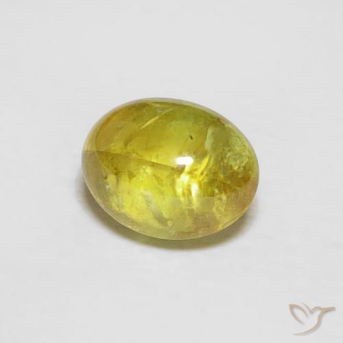 9,17 ctw natürlicher Bräunliches Gelb Sphene, Oval, Transparent