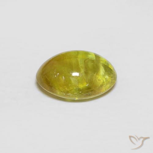 9,17 ctw natürlicher Bräunliches Gelb Sphene, Oval, Transparent