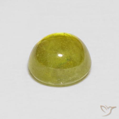 9,17 ctw natürlicher Mittelgelb Sphene, Oval, Transparent