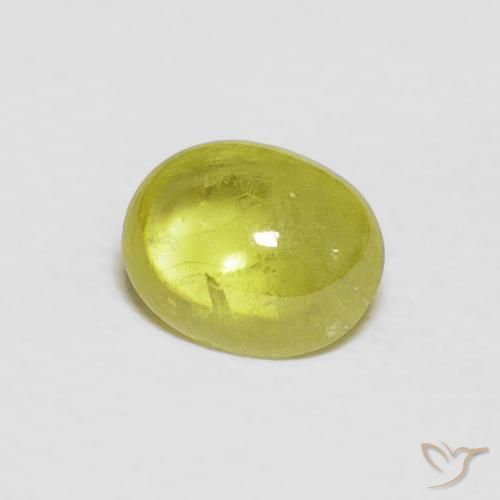 9,17 ctw natürlicher Mittelgelb Sphene, Oval, Transparent