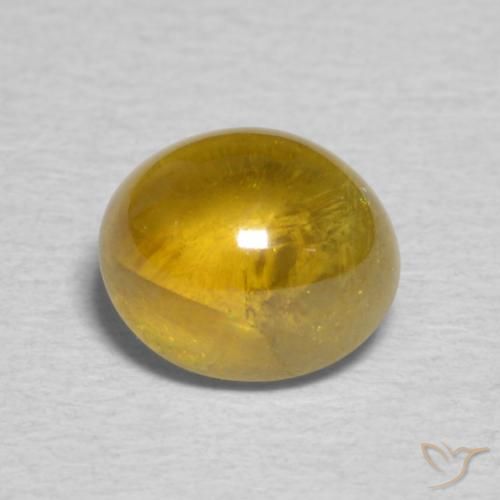 1.74ct Natürlicher Golden Sphene, Oval, Transparent