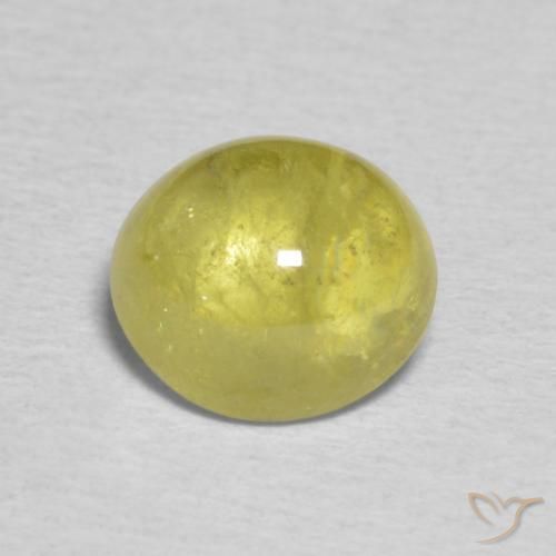 1.62ct Natürlicher Goldgrün Braun Sphene, Oval, Transparent