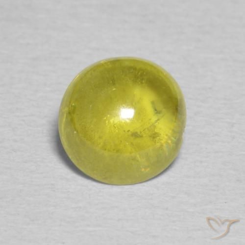 1.19ct Natürlicher Mittelgelb Sphene, Oval, Transparent