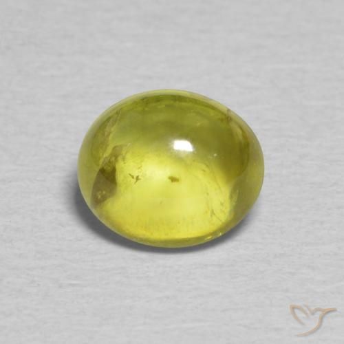 1.17ct Natürlicher gelblich-grün Sphene, Oval, Transparent