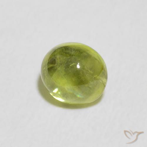 9,17 ctw natürlicher Lebendiges grün Sphene, Oval, Transparent