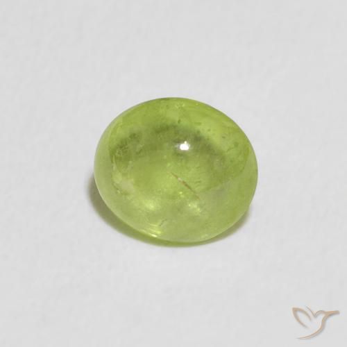 9,17 ctw natürlicher Mittelgrün Sphene, Oval, Transparent