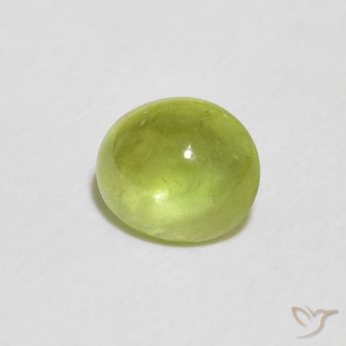 9,17 ctw natürlicher hellgrün Sphene, Oval, Transparent