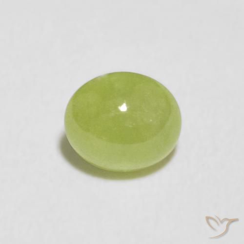0.85ct Natürlicher hellgrün Sphene, Oval, Transparent