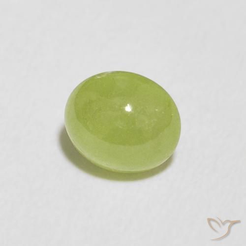 9,17 ctw natürlicher hellgrün Sphene, Oval, Transparent