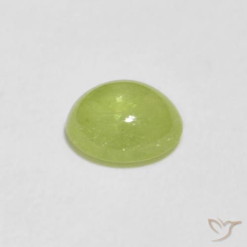 9,17 ctw natürlicher hellgrün Sphene, Oval, Transparent