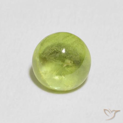 1.04ct Natürlicher Mittelgrün Sphene, Oval, Transparent