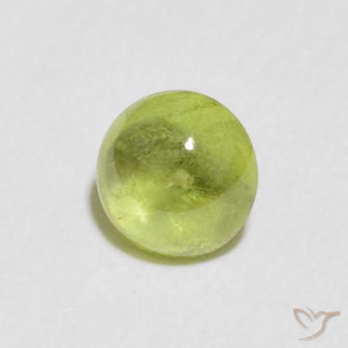 9,17 ctw natürlicher Mittelgrün Sphene, Oval, Transparent