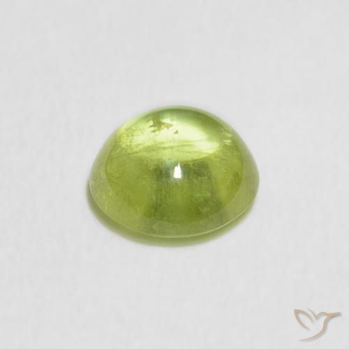 9,17 ctw natürlicher Mittelgrün Sphene, Oval, Transparent