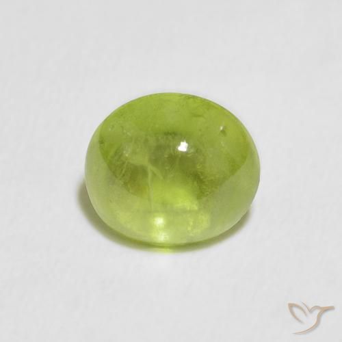 1.86ct Natürlicher Lebendiges grün Sphene, Oval, Transparent