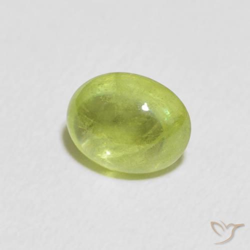 9,17 ctw natürlicher Lebendiges grün Sphene, Oval, Transparent