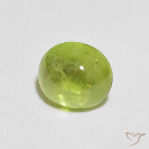 9,17 ctw natürlicher Mittelgrün Sphene, Oval, Transparent