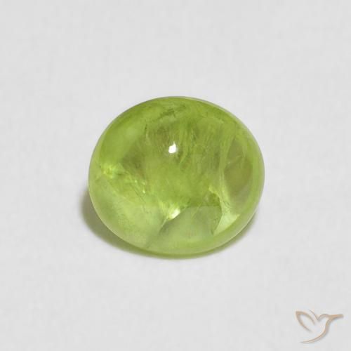 1.75ct Natürlicher Lebendiges grün Sphene, Oval, Transparent