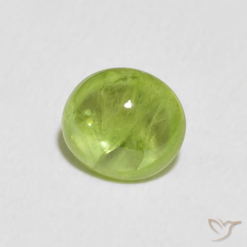 9,17 ctw natürlicher Lebendiges grün Sphene, Oval, Transparent