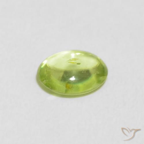 9,17 ctw natürlicher Mittelgrün Sphene, Oval, Transparent