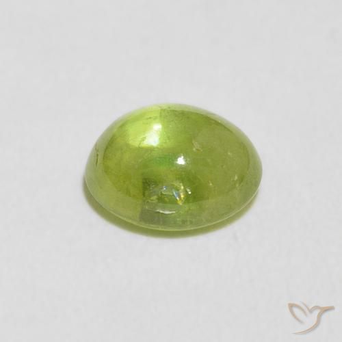 9,17 ctw natürlicher Mittelgrün Sphene, Oval, Transparent