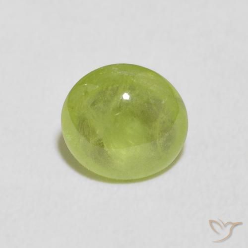 1.26ct Natürlicher hellgrün Sphene, Oval, Transparent