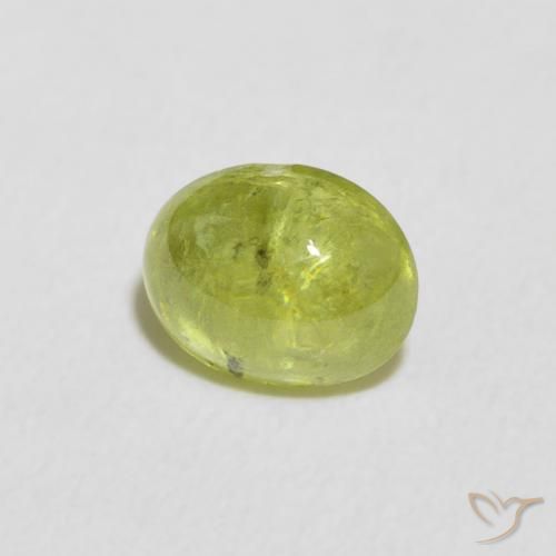 9,17 ctw natürlicher Helles Erdgrün Sphene, Oval, Transparent
