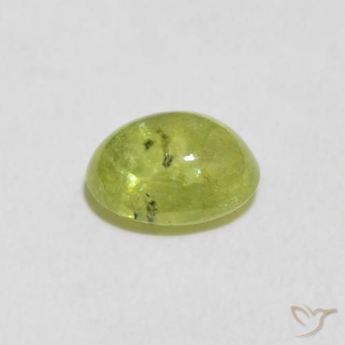 9,17 ctw natürlicher Helles Erdgrün Sphene, Oval, Transparent