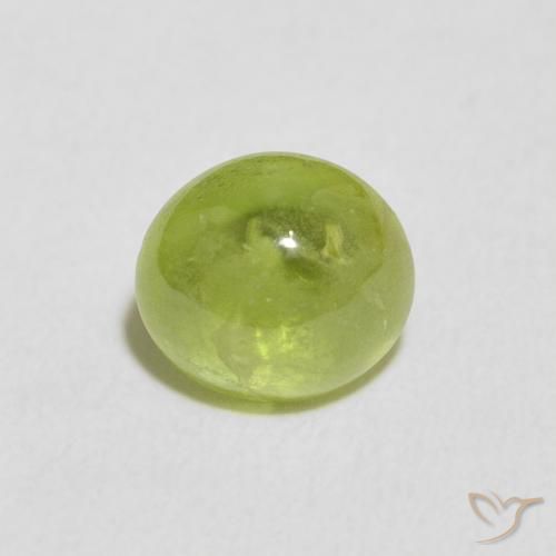 1.72ct Natürlicher gelblich-grün Sphene, Oval, Transparent