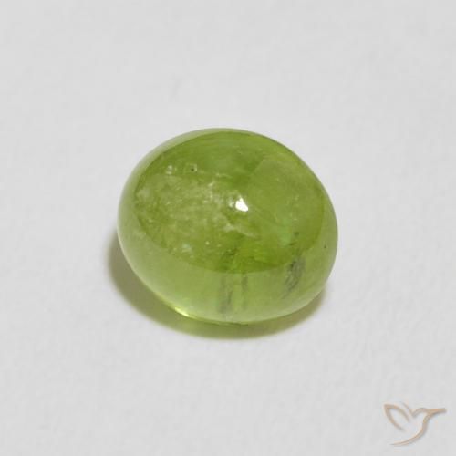 9,17 ctw natürlicher Mittelgrün Sphene, Oval, Transparent