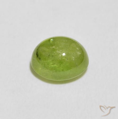 9,17 ctw natürlicher Mittelgrün Sphene, Oval, Transparent