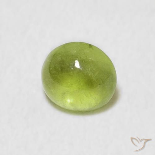 9,17 ctw natürlicher hellgrün Sphene, Oval, Transparent