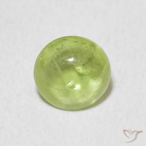 1.37ct Natürlicher hellgrün Sphene, Oval, Transparent