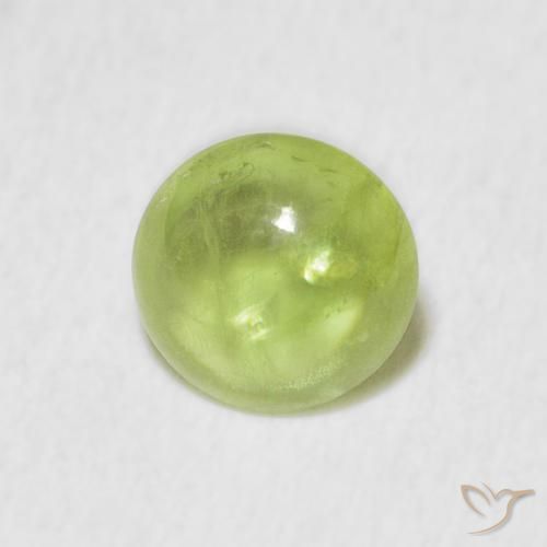 9,17 ctw natürlicher hellgrün Sphene, Oval, Transparent
