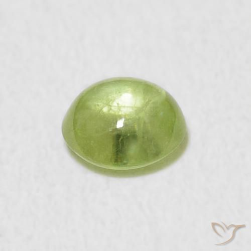 9,17 ctw natürlicher Mittelgrün Sphene, Oval, Transparent
