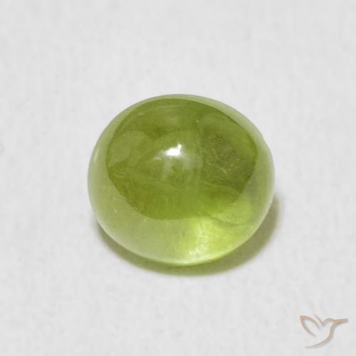 1.64ct Natürlicher Lebendiges grün Sphene, Oval, Transparent