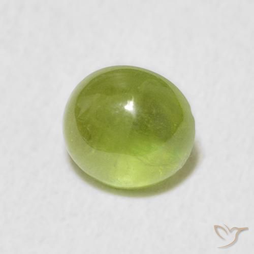 9,17 ctw natürlicher Lebendiges grün Sphene, Oval, Transparent