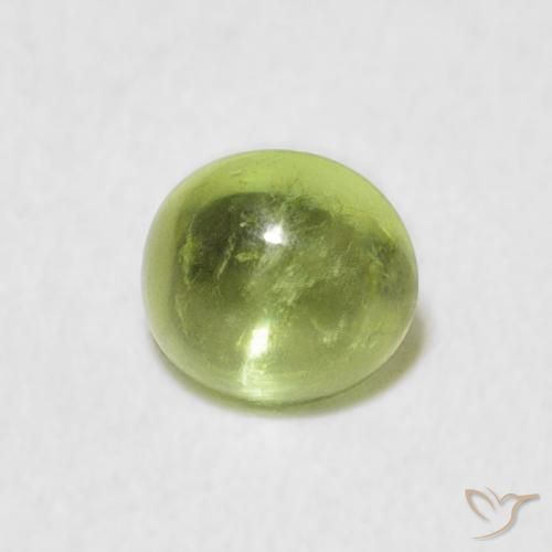 0.96ct Natürlicher Lebendiges grün Sphene, Oval, Transparent