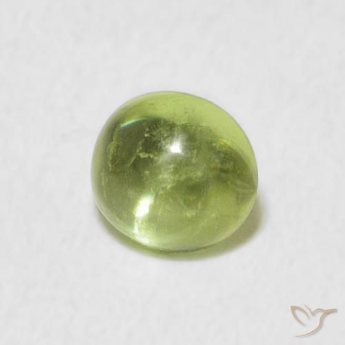 9,17 ctw natürlicher Lebendiges grün Sphene, Oval, Transparent