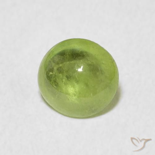9,17 ctw natürlicher Mittelgrün Sphene, Oval, Transparent