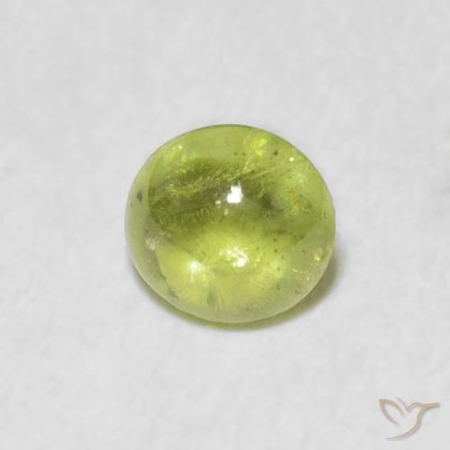9,17 ctw natürlicher limettengrün Sphene, Oval, Transparent