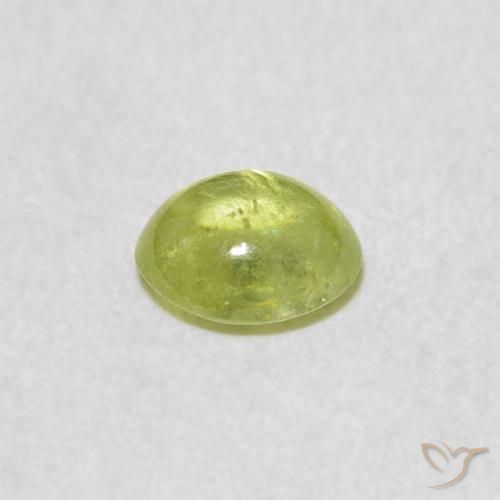 9,17 ctw natürlicher limettengrün Sphene, Oval, Transparent