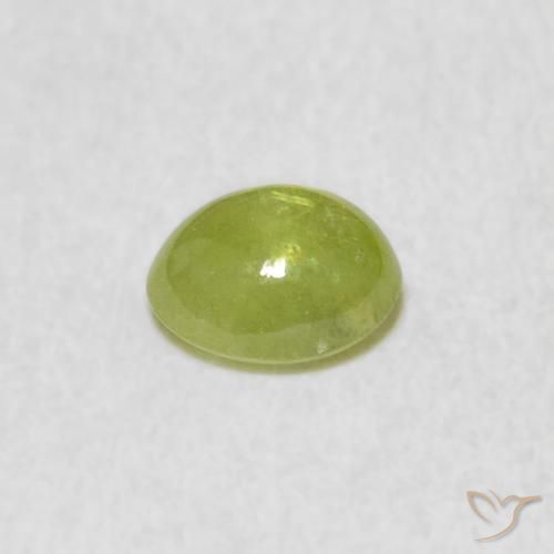 9,17 ctw natürlicher limettengrün Sphene, Oval, Transparent