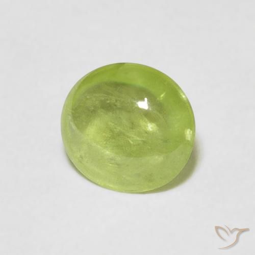 9,17 ctw natürlicher Lebendiges grün Sphene, Oval, Transparent