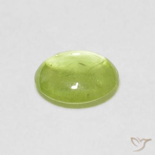 9,17 ctw natürlicher Lebendiges grün Sphene, Oval, Transparent