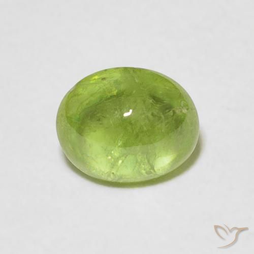 1.05ct Natürlicher Lebendiges grün Sphene, Oval, Transparent