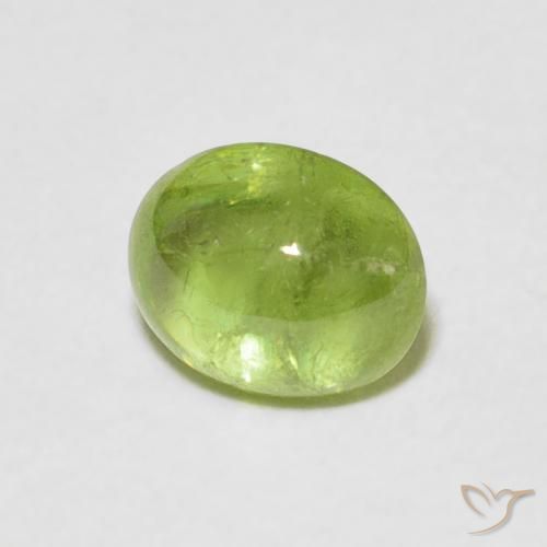 9,17 ctw natürlicher Lebendiges grün Sphene, Oval, Transparent