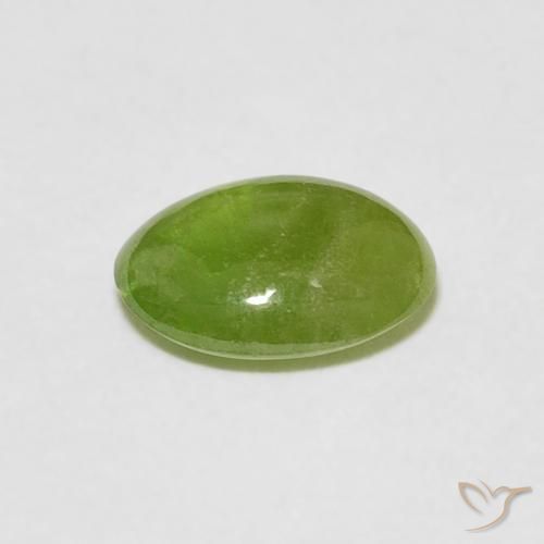 9,17 ctw natürlicher Mittelgrün Sphene, Oval, Transparent