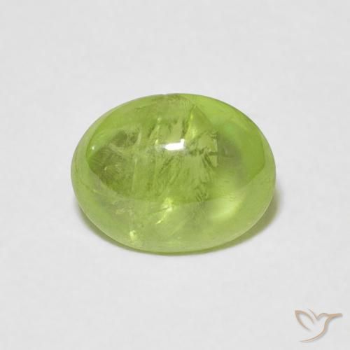 1.60ct Natürlicher Leichtes lebendiges Grün Sphene, Oval, Transparent