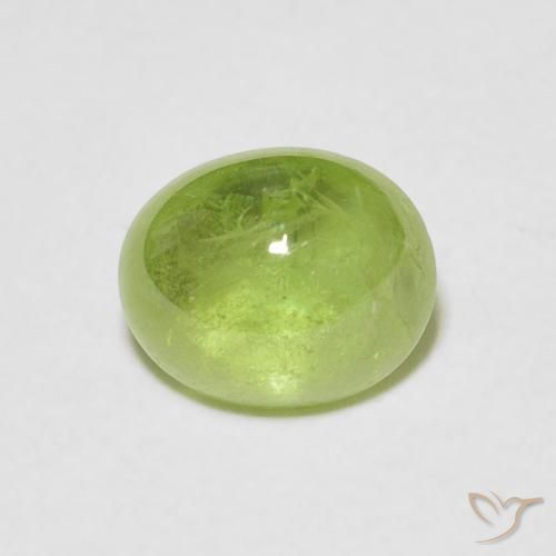 1.76ct Natürlicher Lebendiges grün Sphene, Oval, Transparent