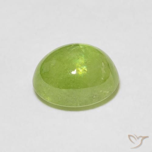 9,17 ctw natürlicher Lebendiges grün Sphene, Oval, Transparent